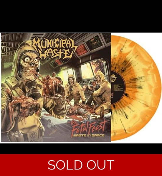 Municipal Waste - The Fatal Feast Orange/Yellow Vinyl LP